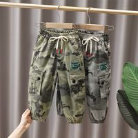 Casual Simple Style Camouflage Cotton Blend Boys Pants main image 1