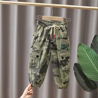 Casual Simple Style Camouflage Cotton Blend Boys Pants main image 4