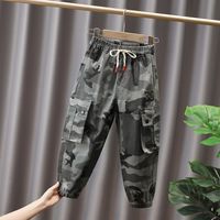 Casual Simple Style Camouflage Cotton Blend Boys Pants main image 5