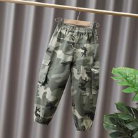 Casual Simple Style Camouflage Cotton Blend Boys Pants main image 6