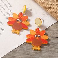 Wholesale Jewelry Cute Cartoon Arylic Drop Earrings main image 3