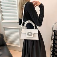 Women's All Seasons Pu Leather Solid Color Streetwear Square Magnetic Buckle Handbag main image 5