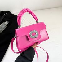Women's All Seasons Pu Leather Solid Color Streetwear Square Magnetic Buckle Handbag sku image 5