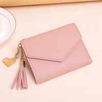 Women's Solid Color Pu Leather Zipper Buckle Wallets sku image 5