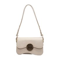 Women's All Seasons Pu Leather Solid Color Streetwear Square Lock Clasp Shoulder Bag main image 4