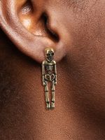 1 Pair Retro Cool Style Skull Copper Alloy Earrings main image 8