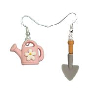 Wholesale Jewelry Novelty Pastoral Watering Pot Shovel Plastic Ear Hook main image 4