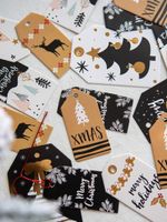 Koreanische Weihnachts Hängende Karte Weihnachts Baum Dekoration Hängende Karte Geschenk Box Anhänger Zubehör Weihnachts Dekorationen main image 4