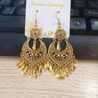 Wholesale Jewelry 1 Pair Ethnic Style Solid Color Alloy Drop Earrings sku image 2