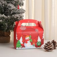 Christmas Cute Christmas Tree Santa Claus Elk Paper Festival Gift Wrapping Supplies sku image 3