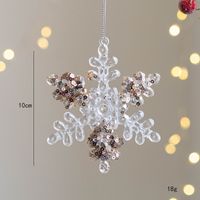 Christmas Cartoon Style Snowflake Arylic Party Hanging Ornaments Decorative Props sku image 1