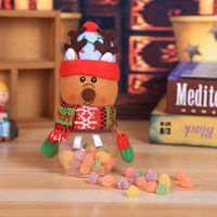Christmas Candy Box Plastic Transparent Gift Box For The Elderly Snowman Elk Christmas Supplies Decoration Small Gifts For Children main image 5