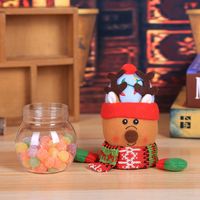 Christmas Candy Box Plastic Transparent Gift Box For The Elderly Snowman Elk Christmas Supplies Decoration Small Gifts For Children main image 4