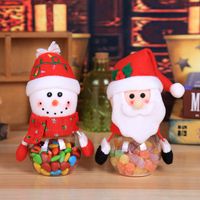 Christmas Candy Box Plastic Transparent Gift Box For The Elderly Snowman Elk Christmas Supplies Decoration Small Gifts For Children main image 6
