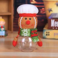 Christmas Candy Box Plastic Transparent Gift Box For The Elderly Snowman Elk Christmas Supplies Decoration Small Gifts For Children sku image 4
