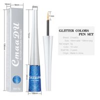 Glam Punk Solid Color Plastic Liquid Eyeliner main image 4