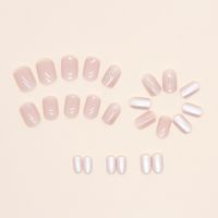 Sweet Simple Style Solid Color Solid Color Plastic Nail Patches 1 Set main image 3