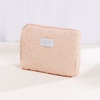 Cute Flower Polyester Square Makeup Bags sku image 1