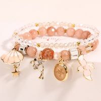 Elegant Butterfly Artificial Crystal Inlay Artificial Gemstones Women's Bracelets main image 2