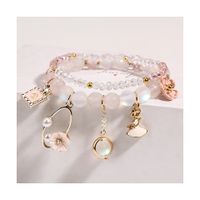 Elegant Lady Heart Shape Cat Artificial Crystal Women's Bracelets sku image 26