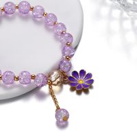 Simple Style Flower Glass Beaded Unisex Bracelets 1 Piece sku image 16