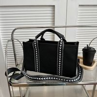 Women's All Seasons Pu Leather Solid Color Basic Square Zipper Handbag main image 5