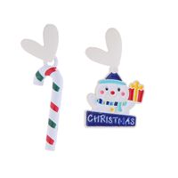 Wholesale Jewelry Cartoon Style Christmas Tree Santa Claus Alloy Plating Drop Earrings sku image 10
