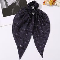 Women's Hip-hop Funny Flower Skull Cloth Printing And Dyeing Hair Tie main image 5