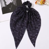 Women's Hip-hop Funny Flower Skull Cloth Printing And Dyeing Hair Tie sku image 1