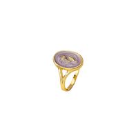 Simple Style Flower Alloy Plating Gold Plated Women's Rings main image 7