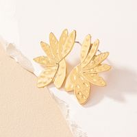 1 Piece Basic Flower Plating Alloy Ear Studs sku image 1