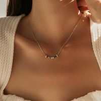 Ig Style Commute Colorful Sterling Silver Rhodium Plated Zircon Necklace In Bulk main image 5