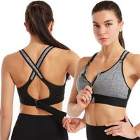 Solid Color Vest Sexy Push Up Gather Breathable Bra main image 6