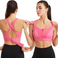Solid Color Vest Sexy Push Up Gather Breathable Bra main image 5