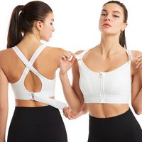 Solid Color Vest Sexy Push Up Gather Breathable Bra main image 1
