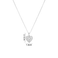 Vintage Style Sun Heart Shape Butterfly Titanium Steel Plating Inlay Zircon Gold Plated Pendant Necklace sku image 8