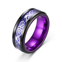 Simple Style Round Stainless Steel Unisex Rings main image 5