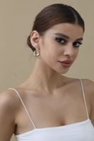 1 Pair Ig Style Simple Style Solid Color Plating Copper Drop Earrings main image 4