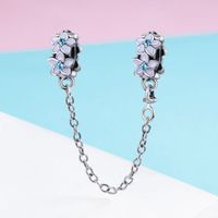 Casual Glam Flower Sterling Silver Inlay Zircon Jewelry Accessories main image 5