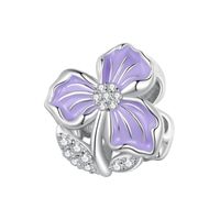 Casual Glam Flower Sterling Silver Inlay Zircon Jewelry Accessories sku image 5
