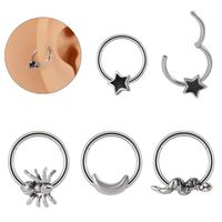 Simple Style Animal Star Stainless Steel Nose Ring In Bulk main image 6
