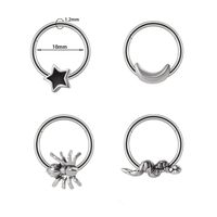 Simple Style Animal Star Stainless Steel Nose Ring In Bulk main image 5