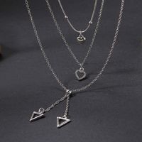 Simple Style Heart Shape Alloy Women's Necklace main image 6