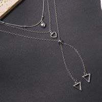 Simple Style Heart Shape Alloy Women's Necklace main image 4