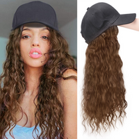 Women's Retro Casual Weekend Chemical Fiber High Temperature Wire Long Curly Hair Wigs sku image 4