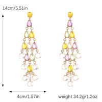 Elegant Glam Classic Style Water Droplets Resin Alloy Wholesale Earrings Necklace main image 6