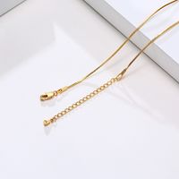 Wholesale Simple Style Square Brass Plating Gold Plated Pendant Necklace main image 7