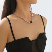 Wholesale Jewelry Elegant Modern Style Simple Style Ball Imitation Pearl Alloy Iron Pendant Necklace main image 6