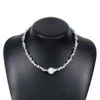 Wholesale Jewelry Elegant Modern Style Simple Style Ball Imitation Pearl Alloy Iron Pendant Necklace sku image 1