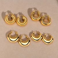 Simple Style Geometric Stainless Steel Plating Earrings 1 Pair sku image 5